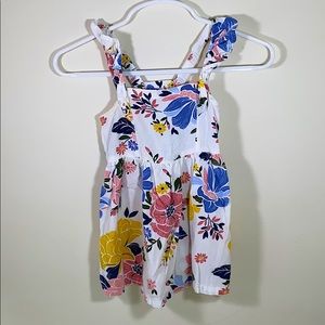 Floral Print Dress - 9 mos.